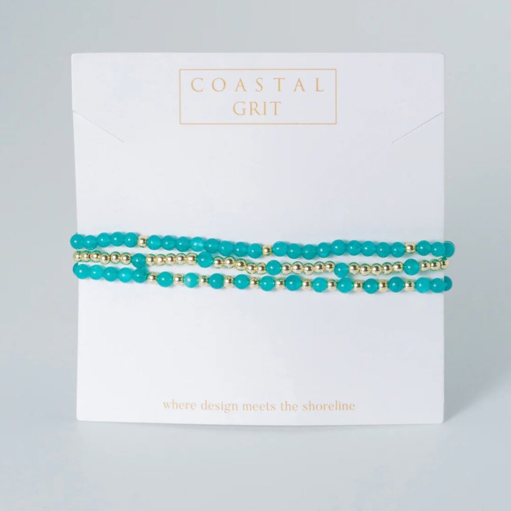 Coastal Grit - Island Girl Aqua Waters